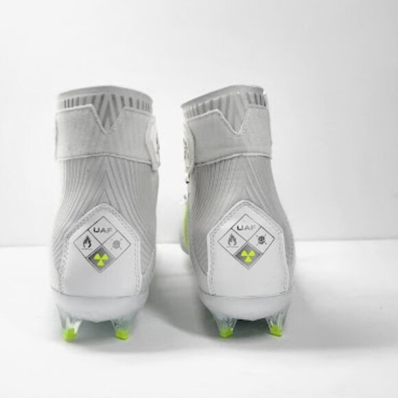 UNDER ARMOUR Highlight MC 3023716-106 White Men\'s Football Cleats Size 10.5 NEW main image 8